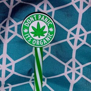 Straw Topper ✔️ Don’t Panic It’s Organic 💨